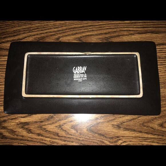 Gabbay Pottery Serving Tray Green Fusion Wasabi - Picture 8 of 9